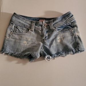 Women's jean shorts low rise size 1